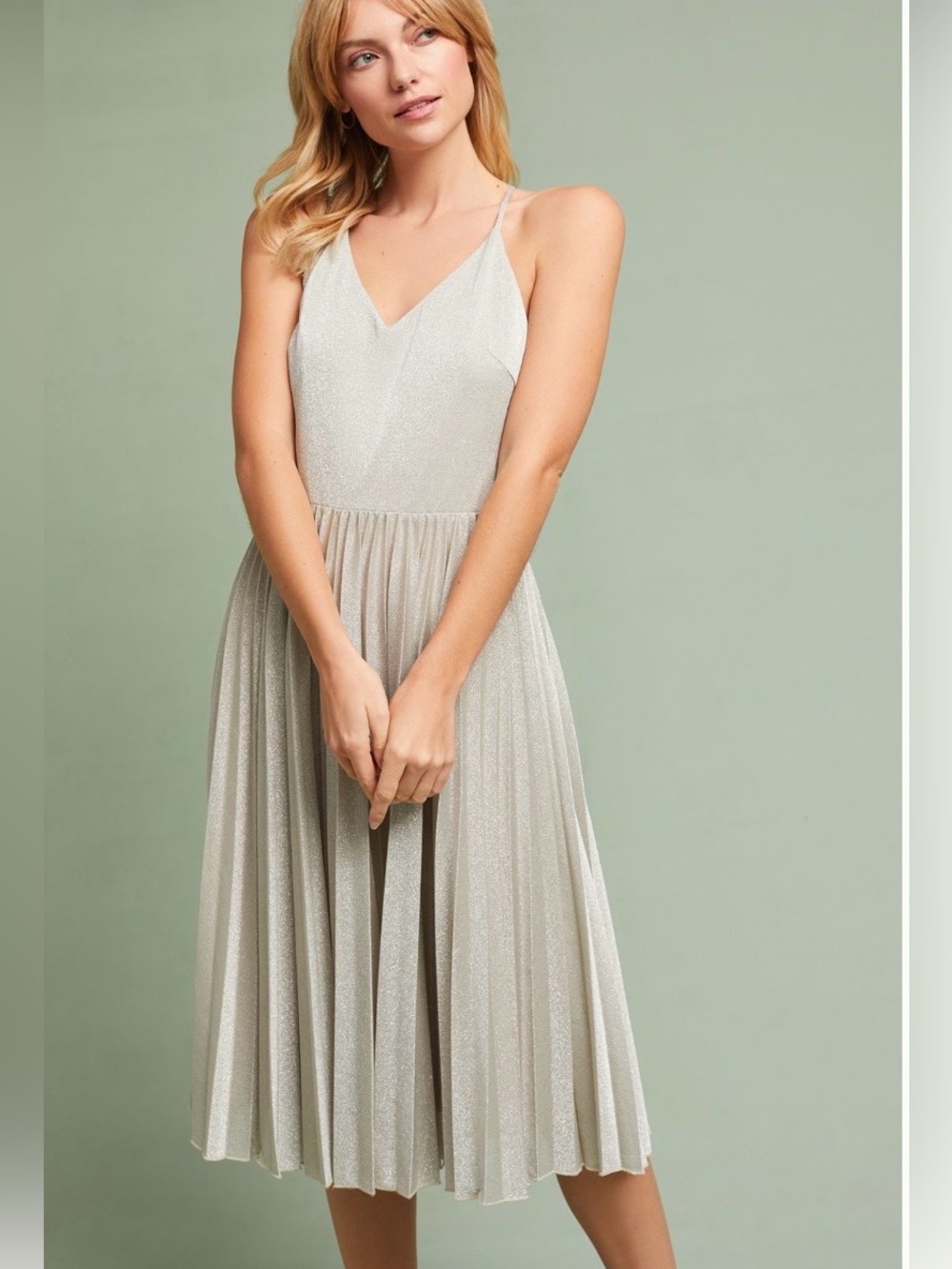 NWT Anthropologie Lunar Midi Dress